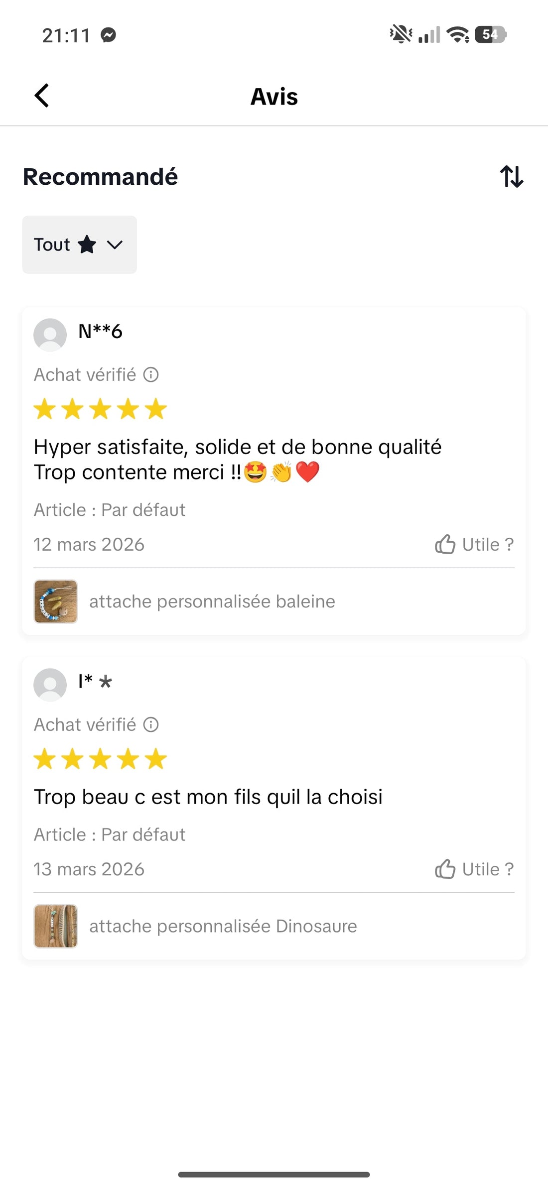 Vos avis comptent