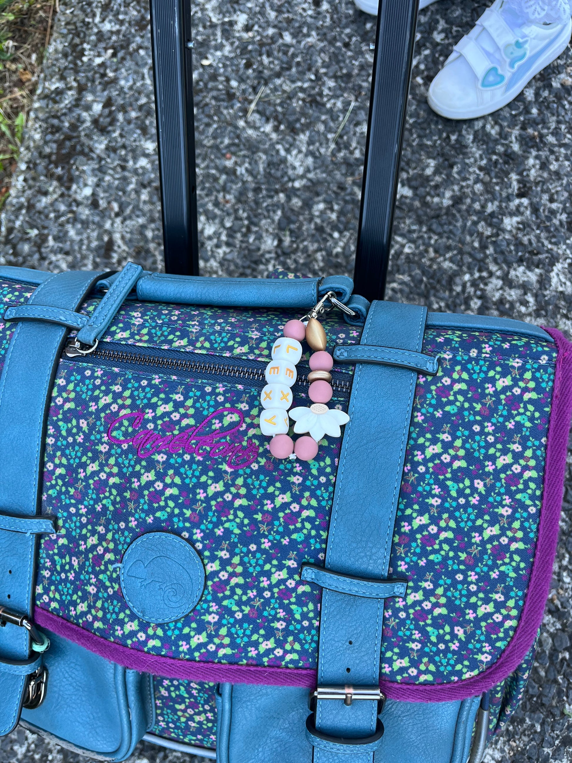 Porte clés rose