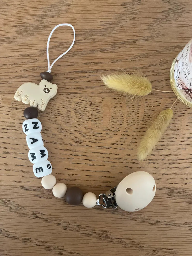 Attache tétine Ours