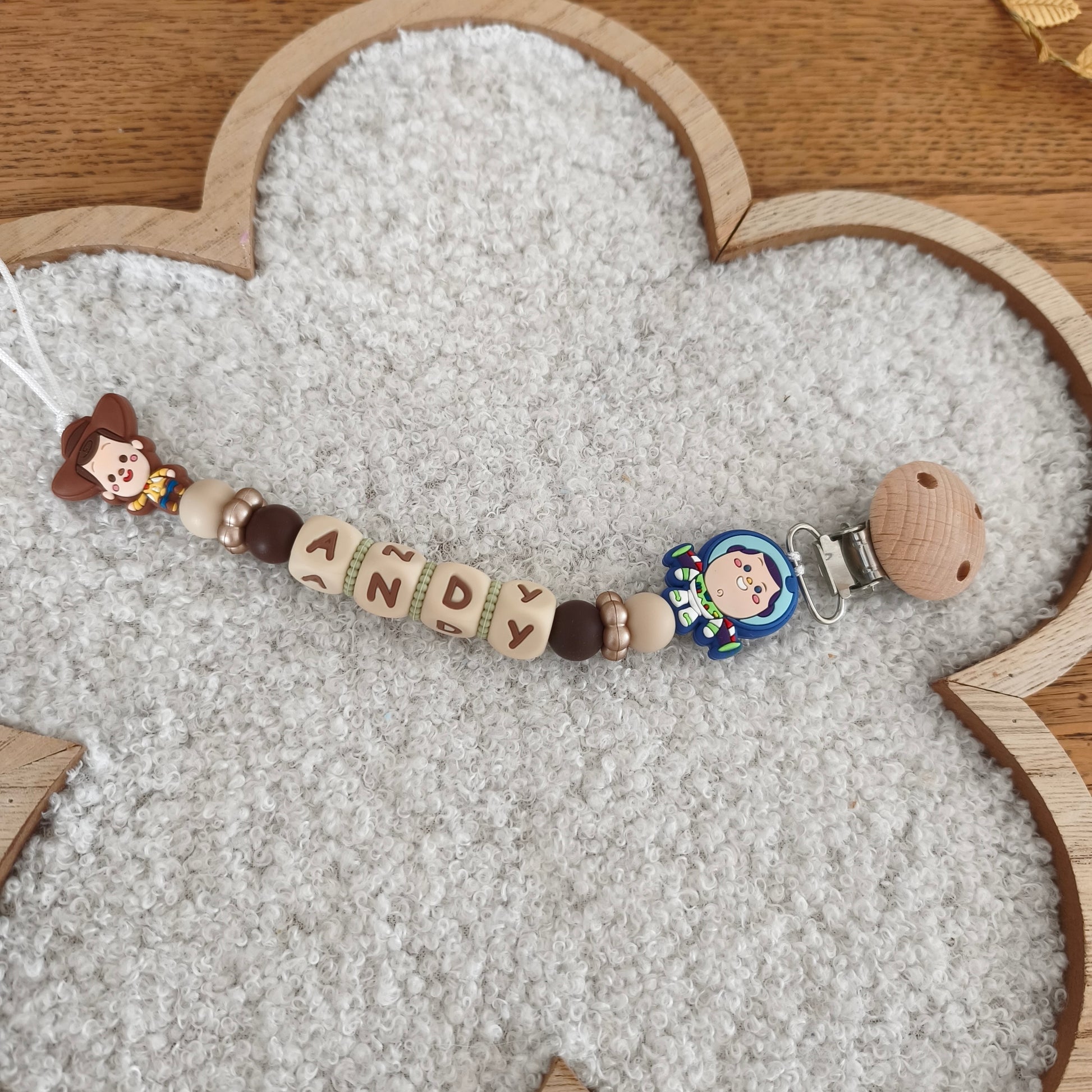 Attache tétine toy story