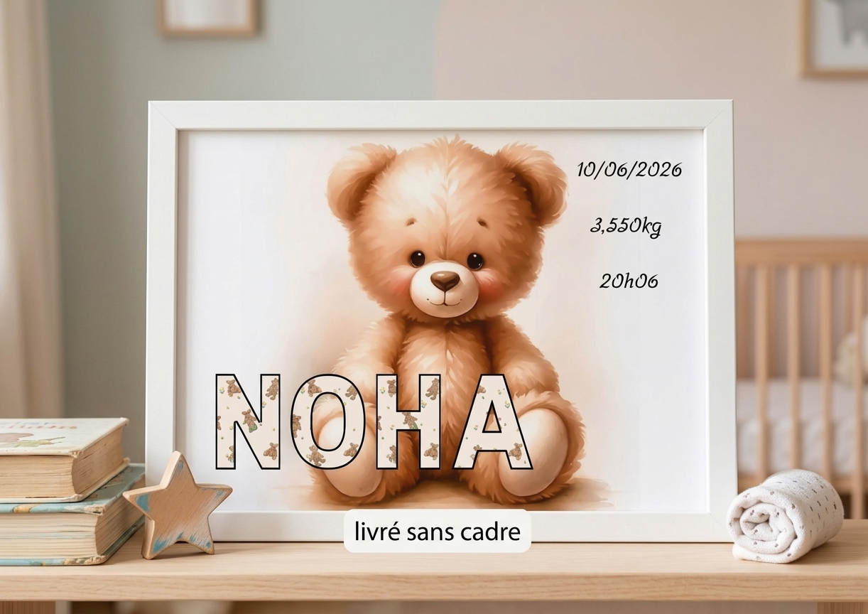 Affiche ourson