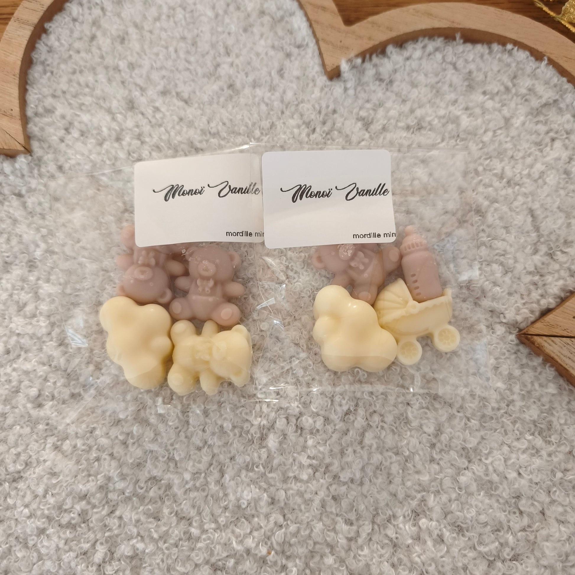 Fondants x8 monoï vanille beige