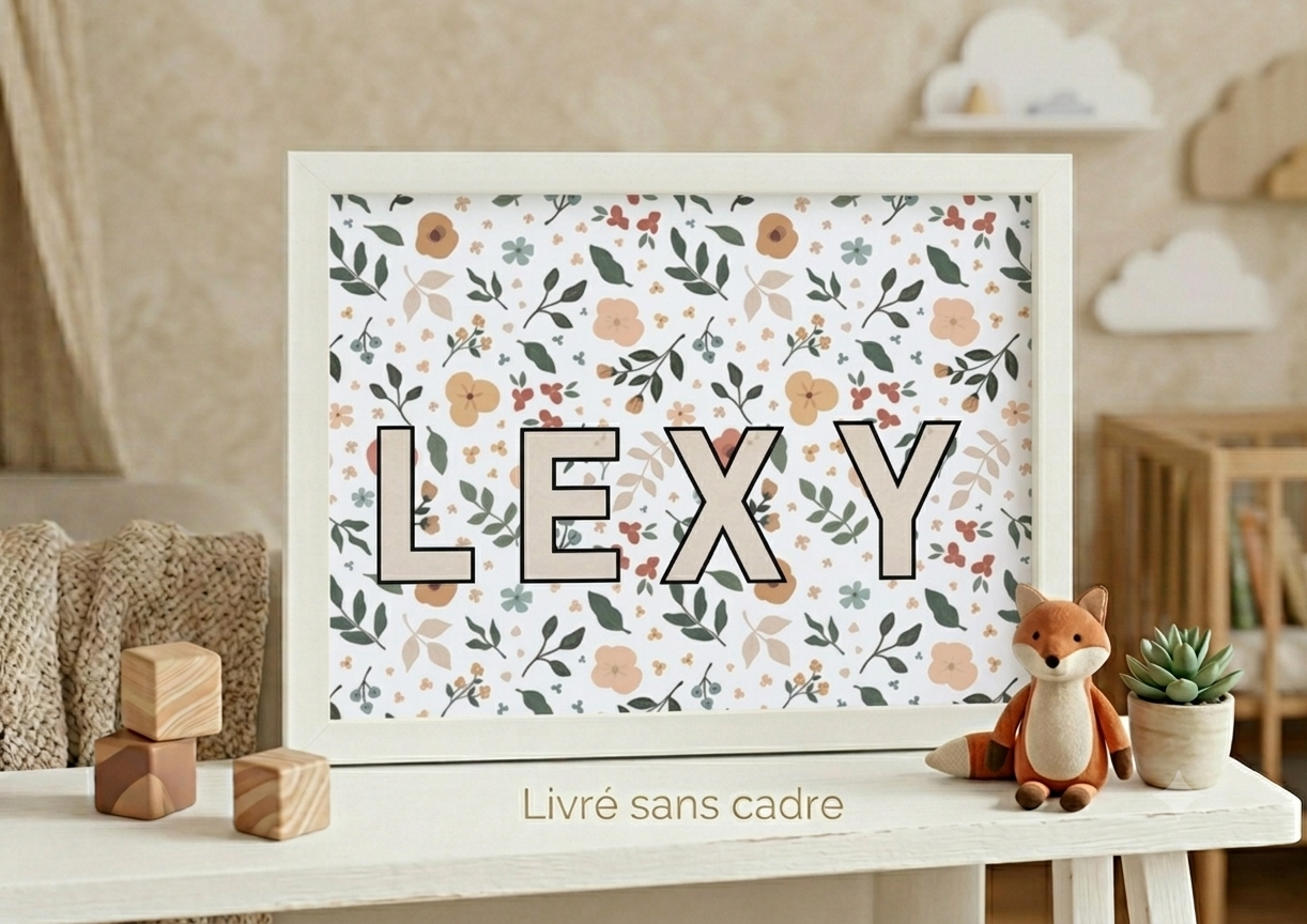 Affiche fleuri